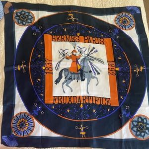 Hermès SILK JACQUARD SCARF FEUX D'ARTIFICE